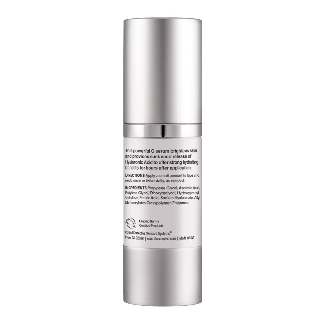 Close-up of the serum pump action highlighting convenient delivery.