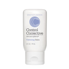 CONTROL CORRECTIVE Calming Balm jar displaying soothing, nourishing formula for sensitive skin.