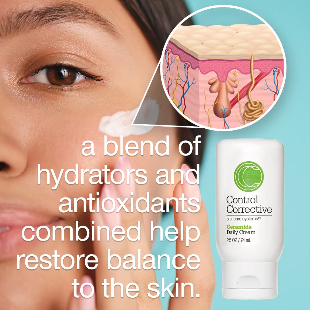 CONTROL CORRECTIVE Ceramide Daily Cream on hand during application