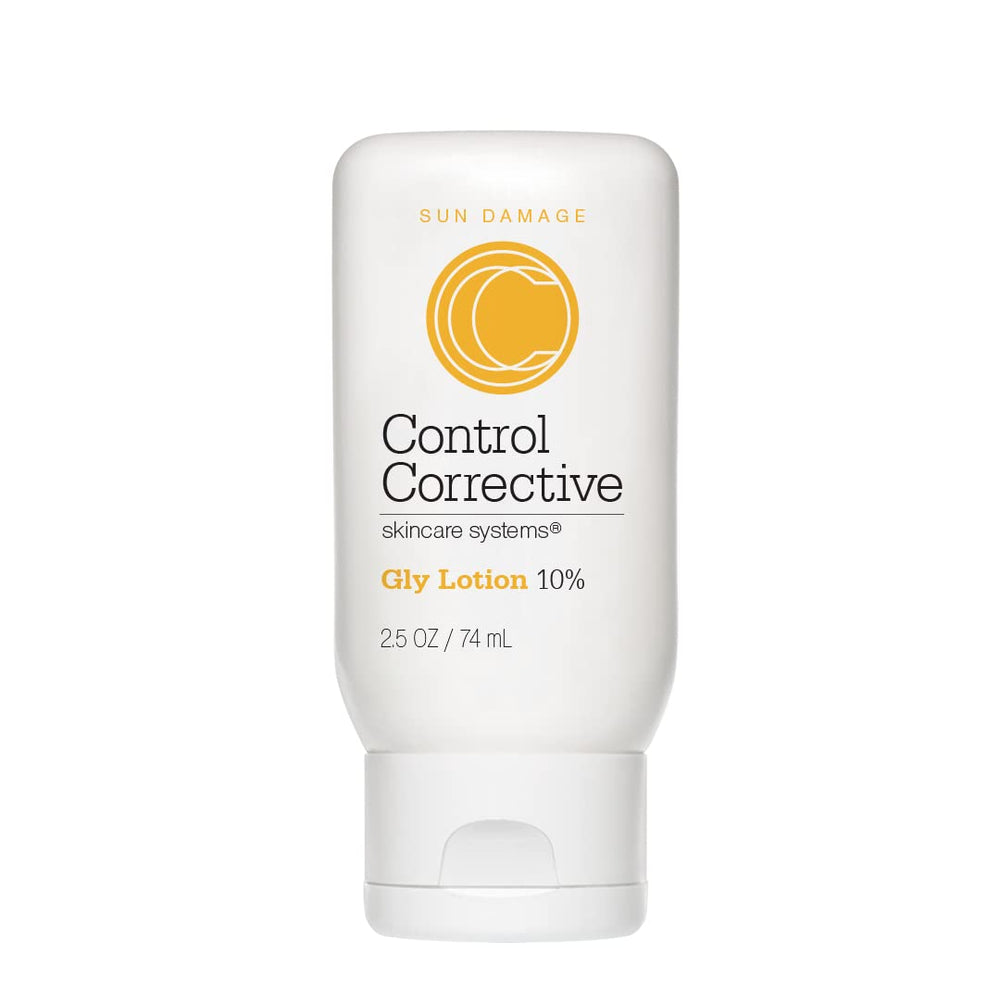 CONTROL CORRECTIVE Gly Lotion 10% bottle showing lightweight hydration.