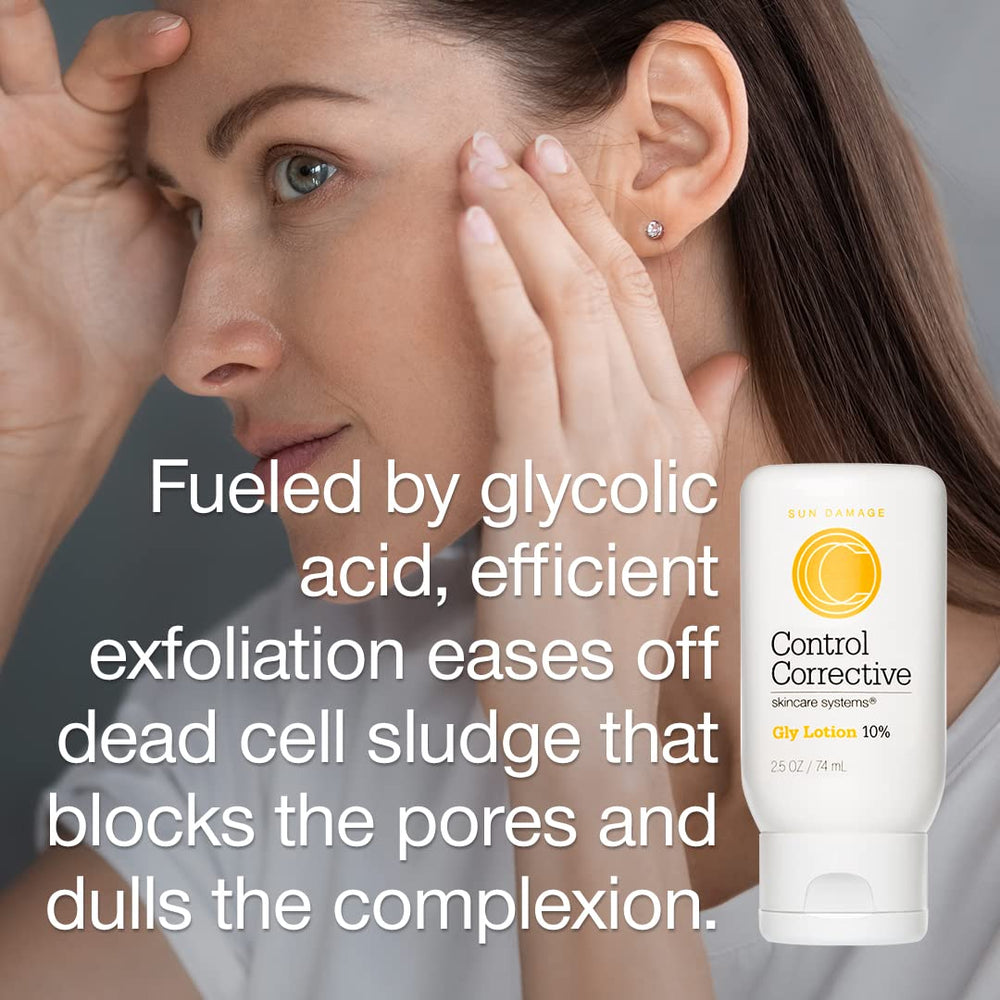 CONTROL CORRECTIVE Gly Lotion close-up of creamy texture.