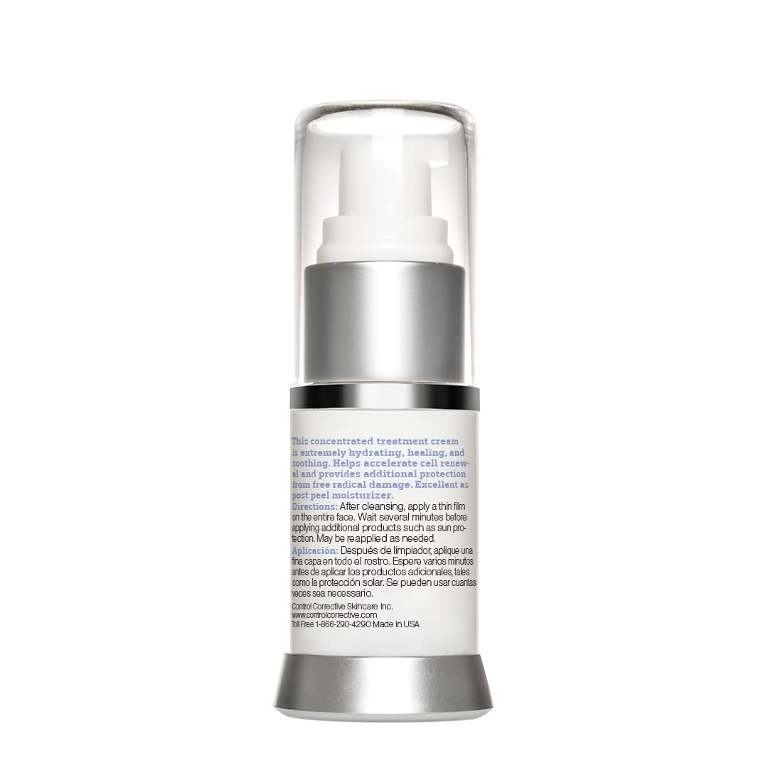 Close-up of CONTROL CORRECTIVE Growth Factor Treatment Cream texture for gentle renewal