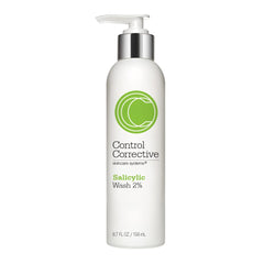 CONTROL CORRECTIVE Salicylic Wash bottle front for oil-control and clear pores.