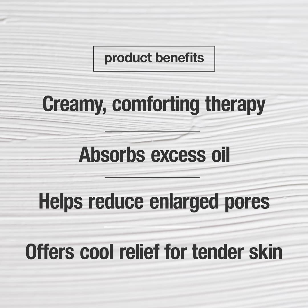 CONTROL CORRECTIVE Sulfur Calming Mask applied on skin shows oil control benefits