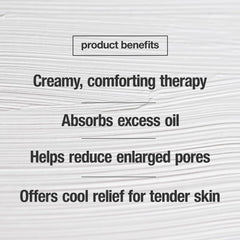 CONTROL CORRECTIVE Sulfur Calming Mask applied on skin shows oil control benefits