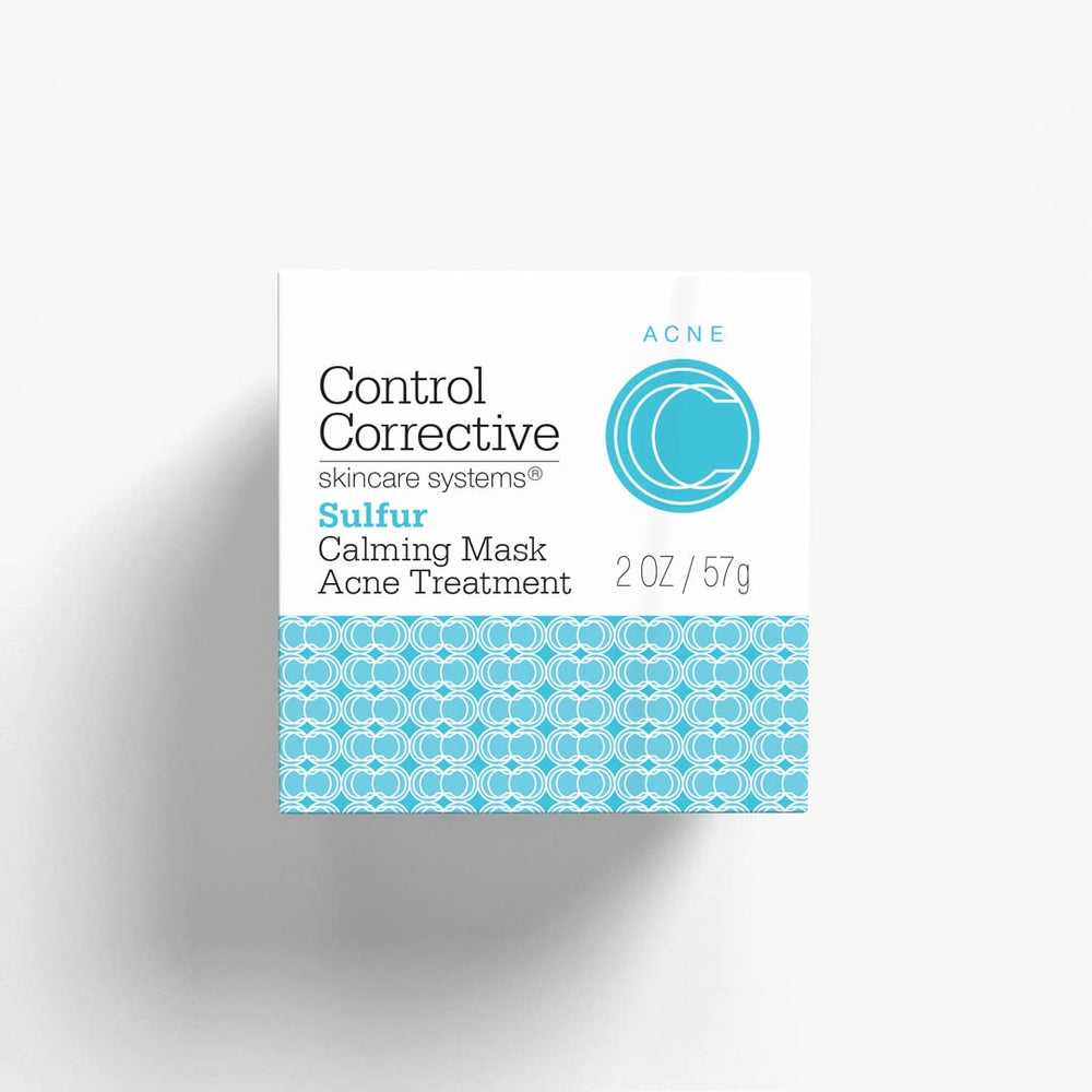 CONTROL CORRECTIVE Sulfur Calming Mask overnight spot treatment on blemish hint