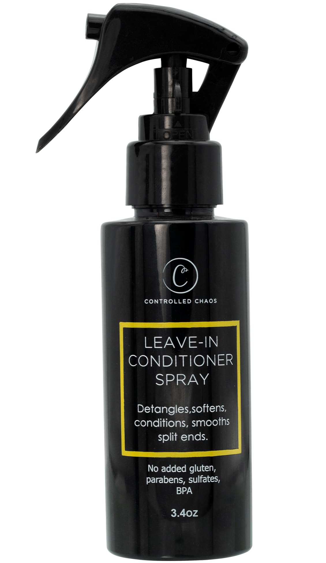 Controlled Chaos: bouteille-vaporisateur-3-4-oz, pratique en voyage et démêlage rapide.