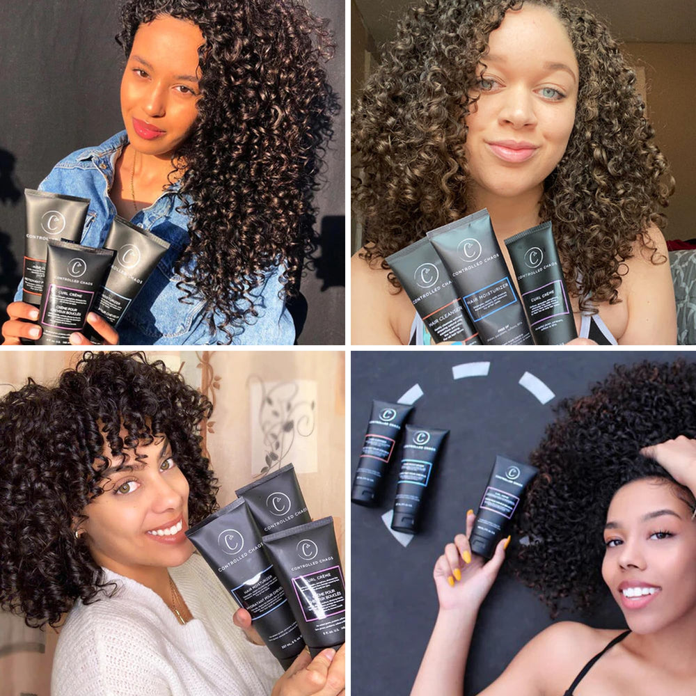 Controlled Chaos Leave-in Conditioner provides lasting hydration and curl softness