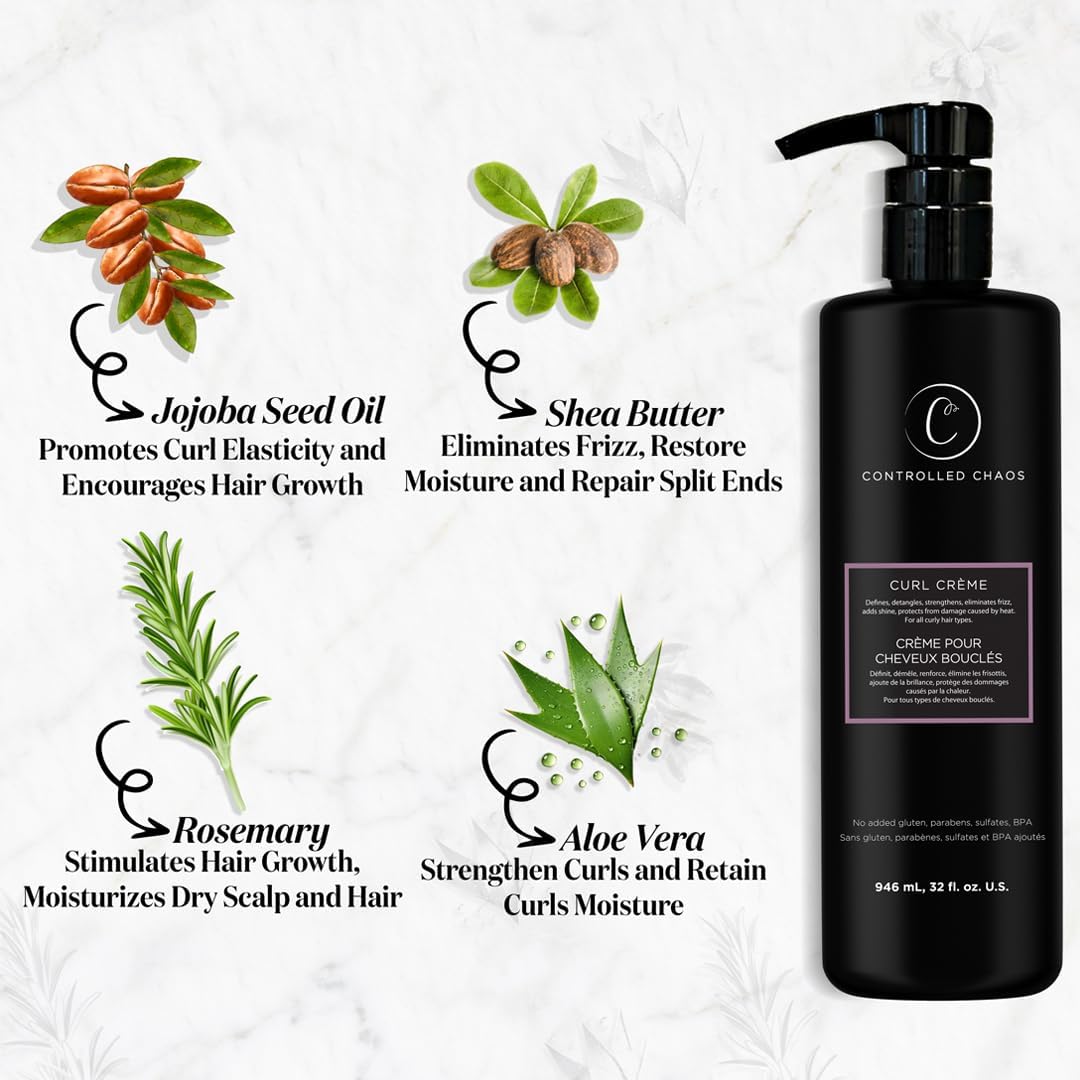 Controlled Chaos low-foaming cleanser texture on hair