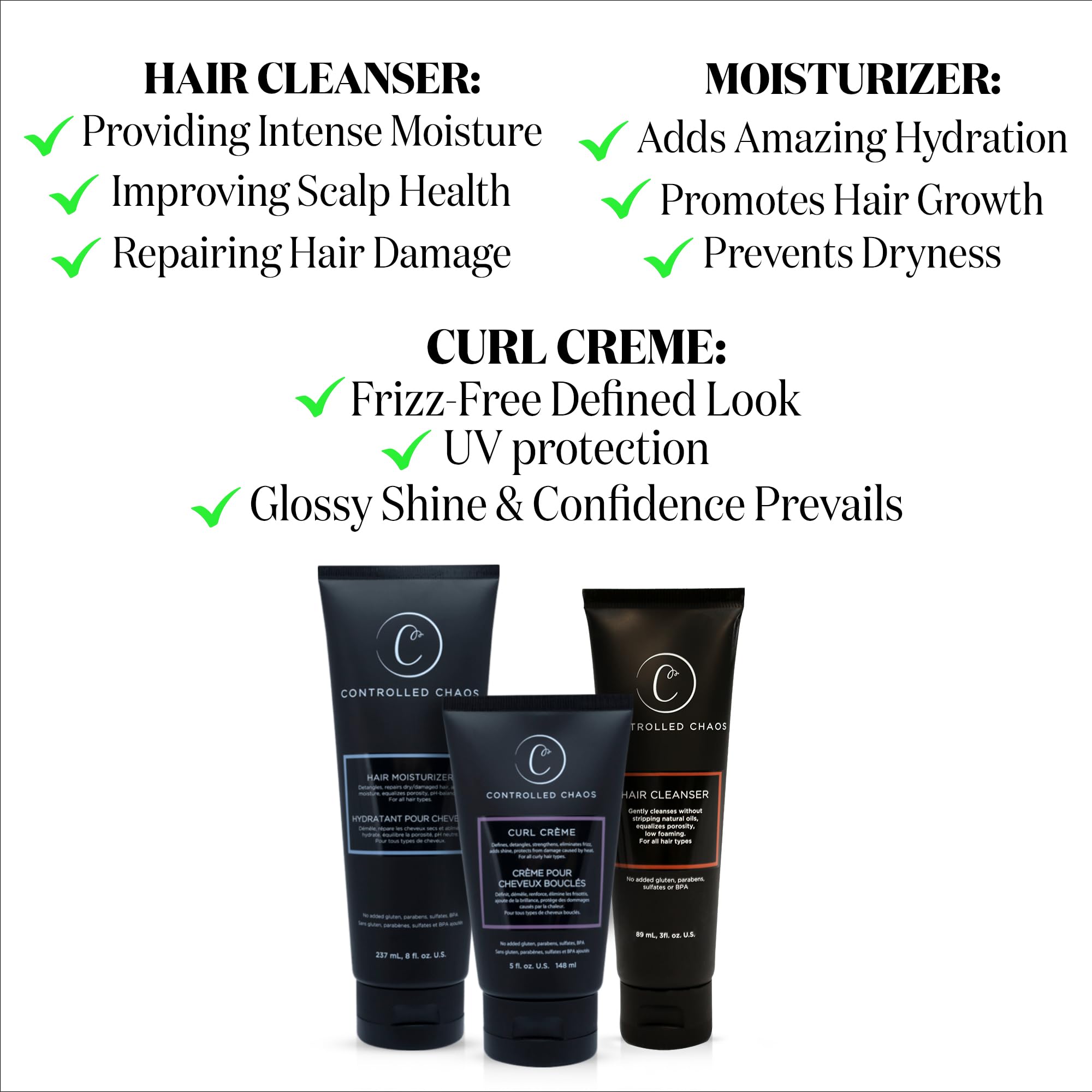 Controlled Chaos Scalp Cleanser gently exfoliates for balanced scalp