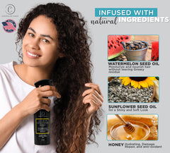 Controlled Chaos: vaporisateur-anti-frizz, aide à maîtriser les frisottis sans graisser.