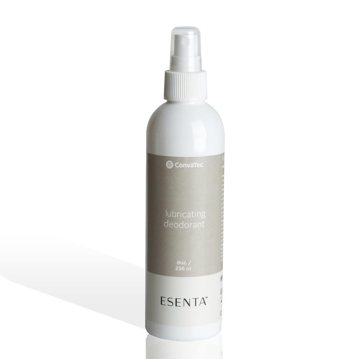 ConvaTec ESENTA bottle-pump 8oz for odor control and lubrication.