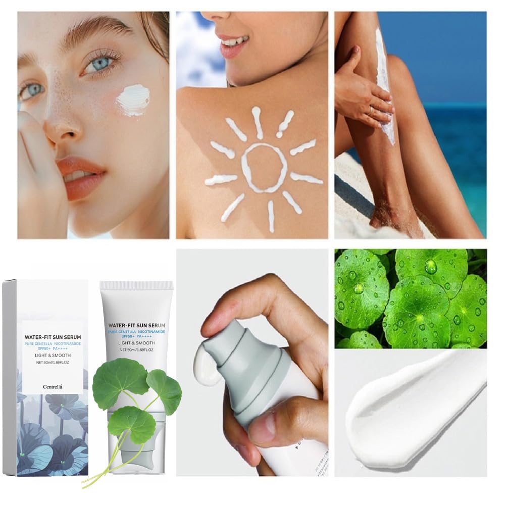 Conversionh Centella Sunscreen being applied demonstrates quick absorption.