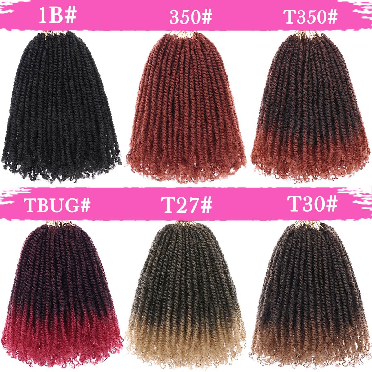 COOKOO micro twist crochet hair on model offers natural, fashionable look.