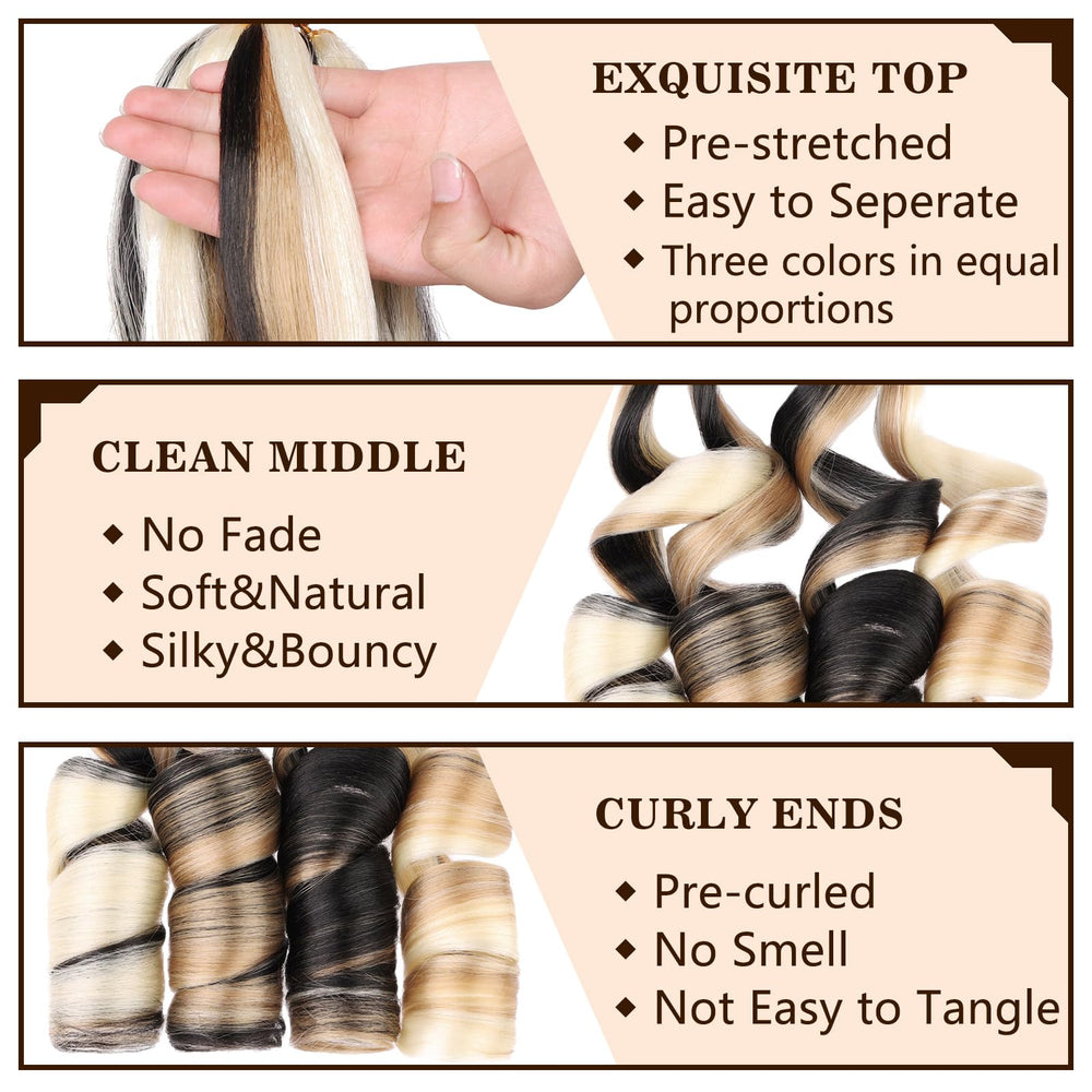 COOKOO 9-packs set highlights versatile attachment options for quick, stylish braids.