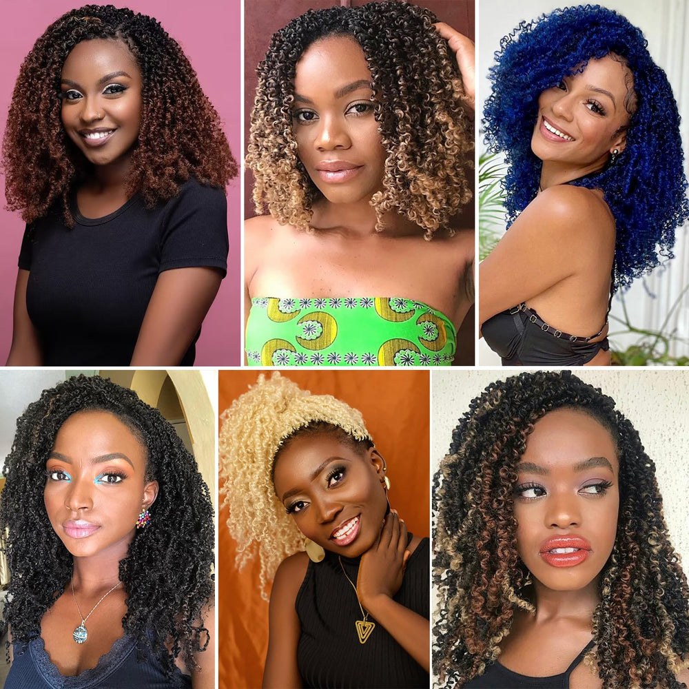 COOKOO versatile styles you can create with these crochet braids.