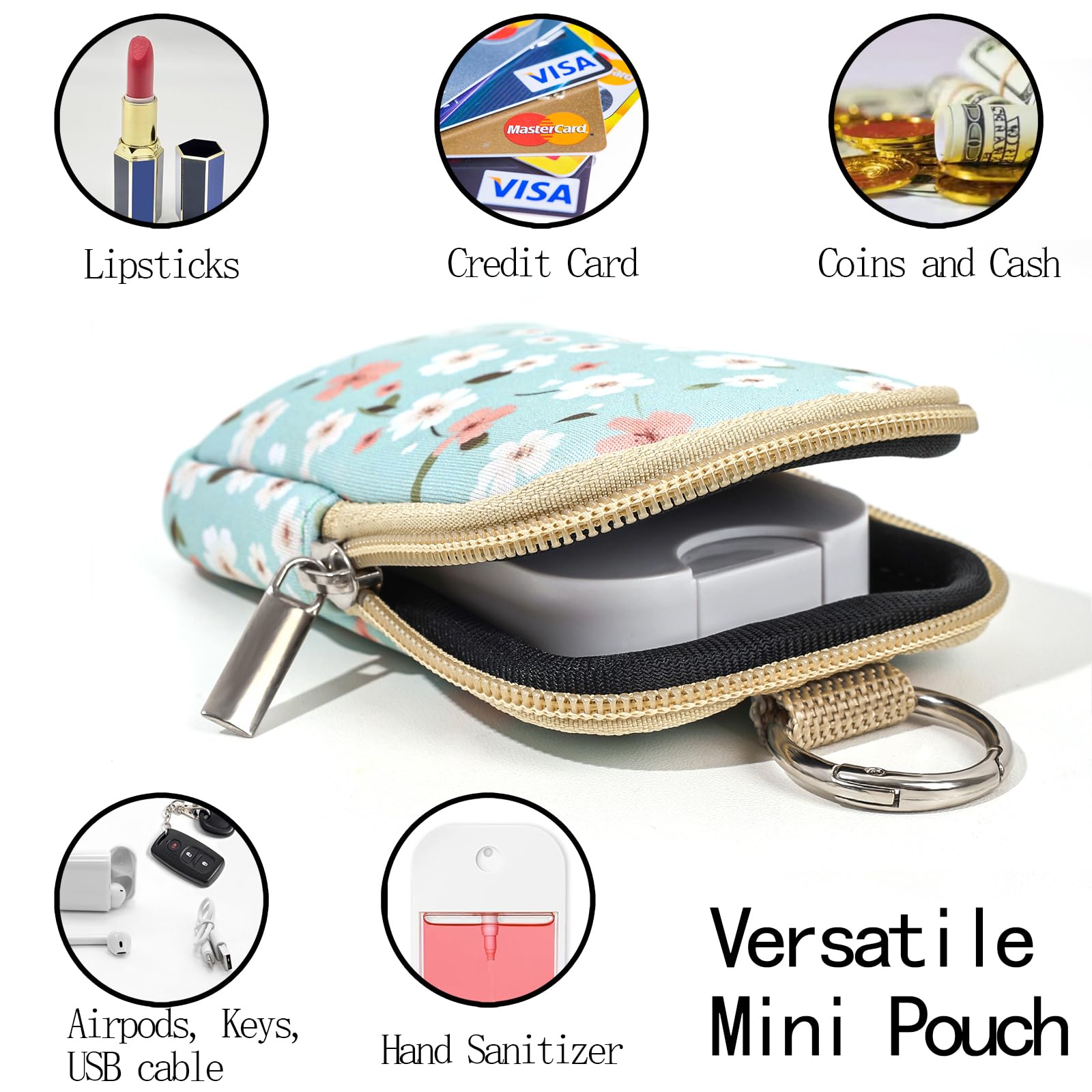 COOKOOKY clip-hook attached to backpack, quick access during daily outings.