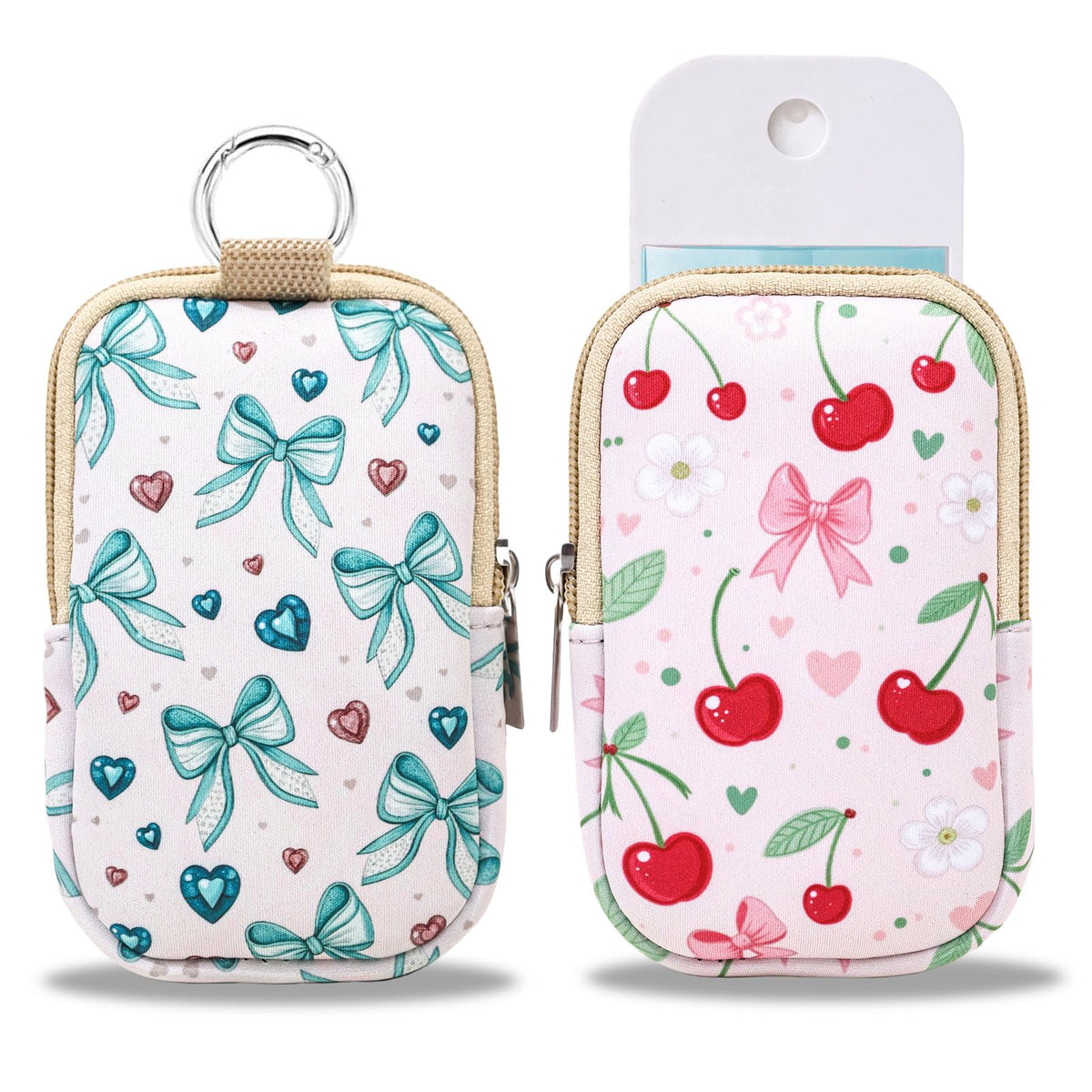 COOKOOKY travel sanitizer bag keeps your bottle secure during trips