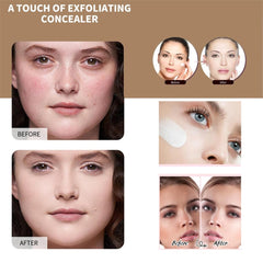 Coolord color-changing foundation swatch on arm demonstrates tone-adaptive coverage.