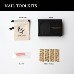 COOLYOUNG short square nails designed for comfortable daily use