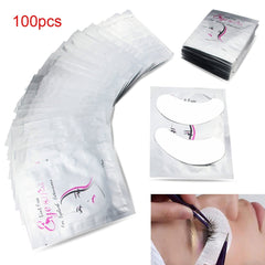 COOSKIN eye gel patches showing hydro-gel backside for slip-free eyelash extensions.