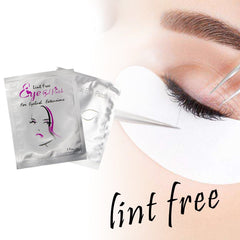 COOSKIN eye gel patches front lint-free surface prevents lashes sticking.