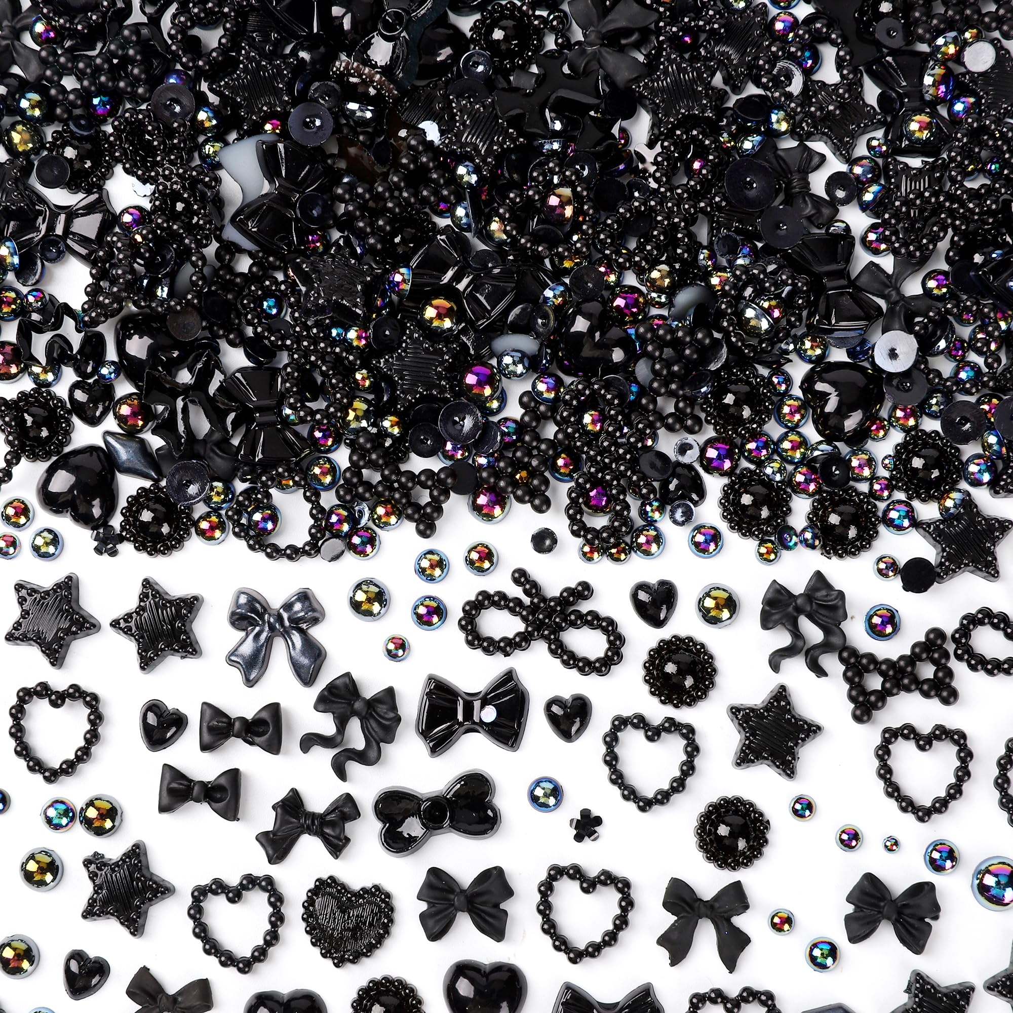 COOSLIM 3D nail charms in multiple shapes for stylish nail art.