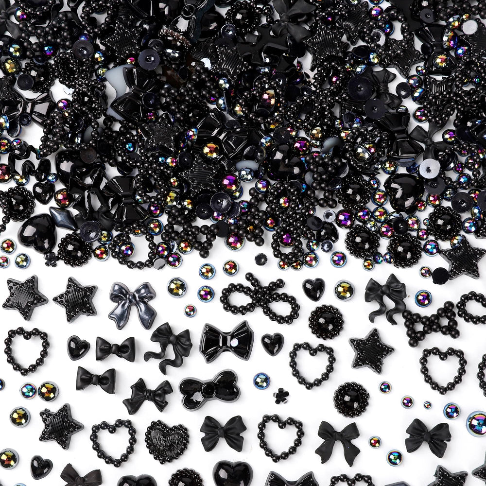 COOSLIM 3D nail charms in multiple shapes for stylish nail art.