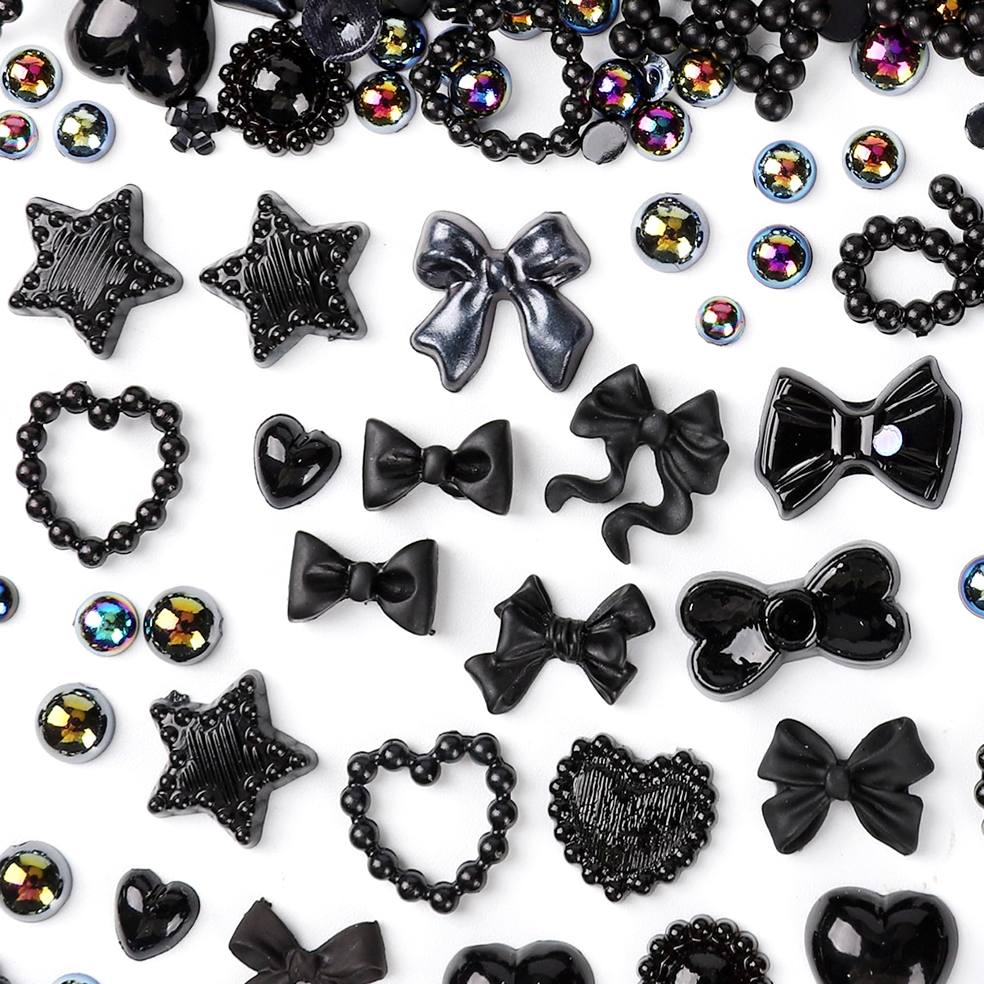 COOSLIM hollow heart charm adds durable, eye-catching accents to nails.