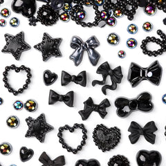 COOSLIM hollow heart charm adds durable, eye-catching accents to nails.