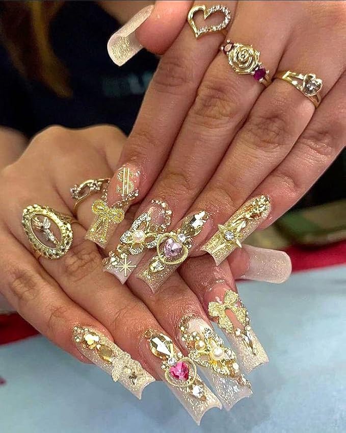 COOSLIM star nail charms deliver celestial shine for any look.