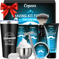 Copeax 2in1 cream and face wash for a refreshed morning shave.
