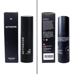 Copenhagen Grooming Activator Serum nourishes follicles for balanced beard growth.