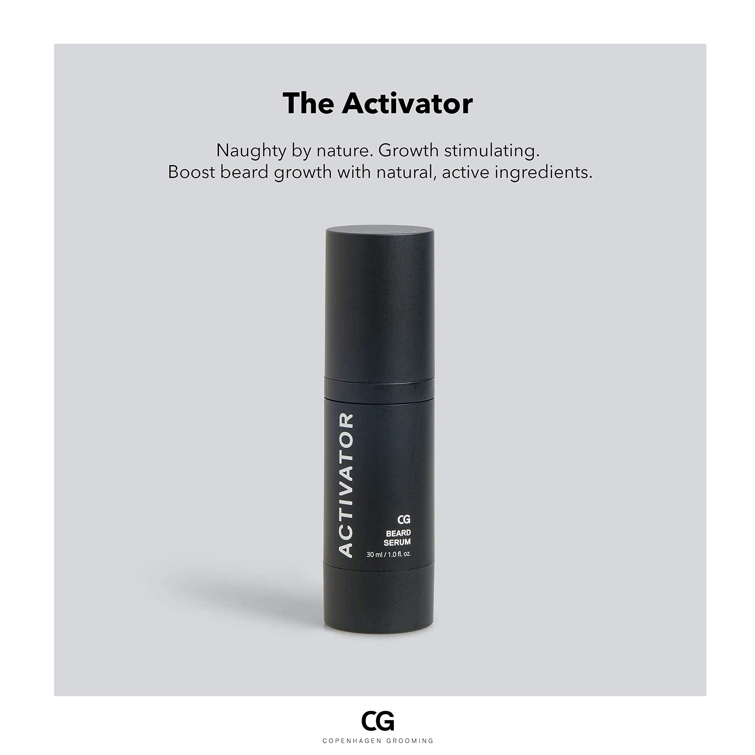 Copenhagen Grooming Beard Roller designed for targeted follicle care.