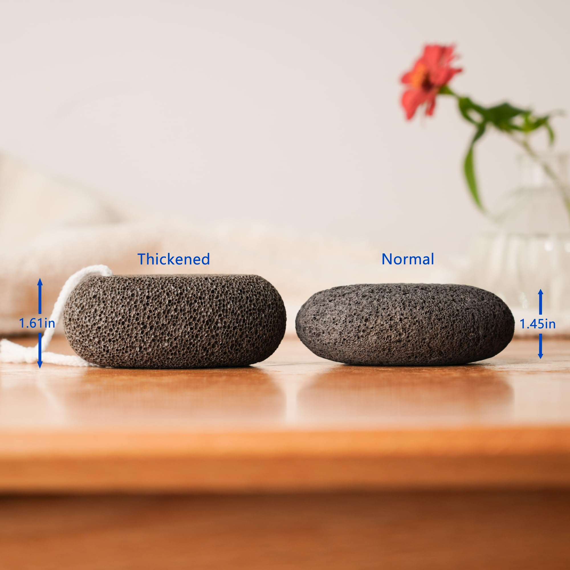 CopesFuda cracked heel-focused pumice stone for smoother skin.