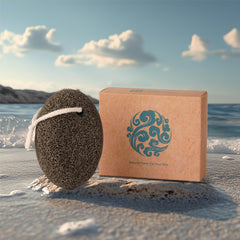 CopesFuda ergonomic pumice stone with comfortable grip for feet and hands.