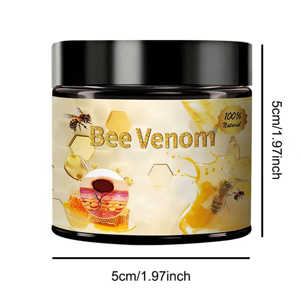 COPFASTOK Bee Venom Cream being applied to skin in a soothing routine