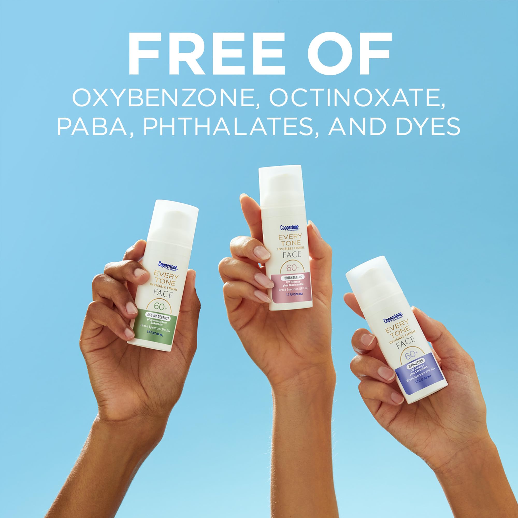 Coppertone travel-size bottle ready for on-the-go sun protection.