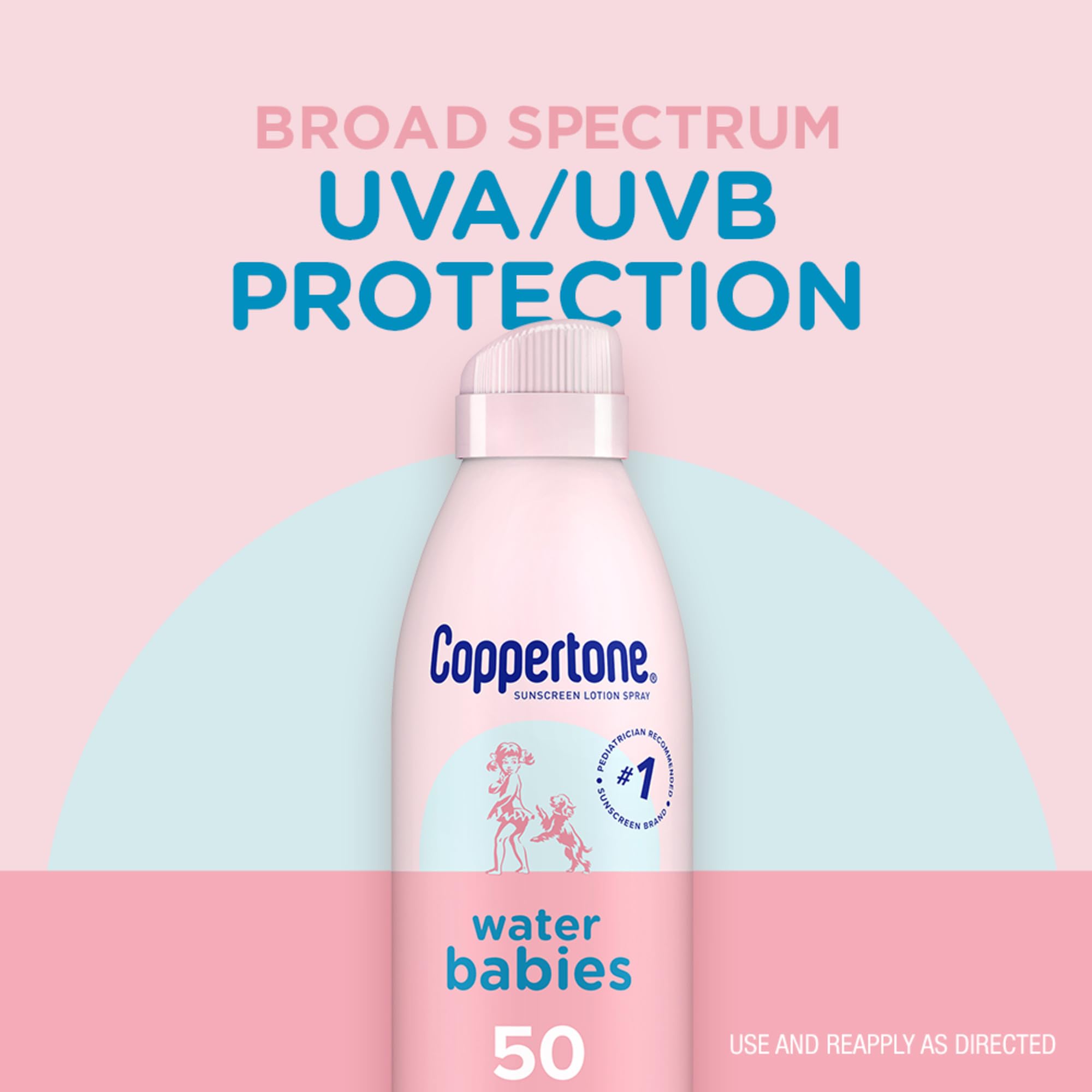 Coppertone WaterBabies 6 ounce can ready for baby sunny days