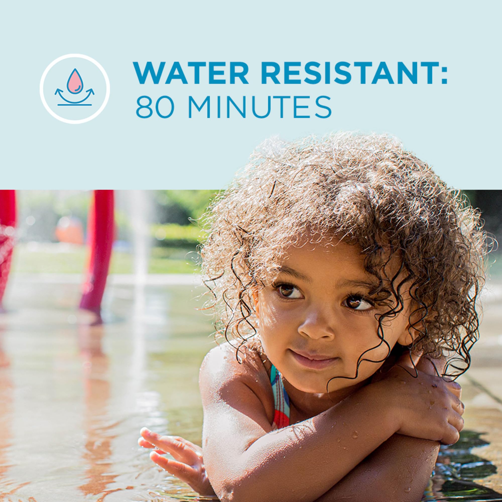 Pediatrician recommended Coppertone WaterBabies spray is gentle on delicate skin