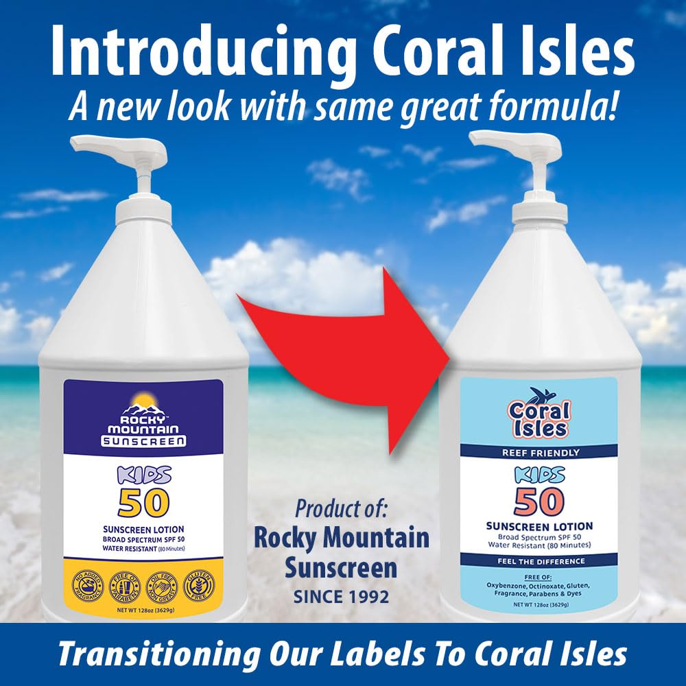 Coral Isles bulk gallon bottle enables group care and camps.