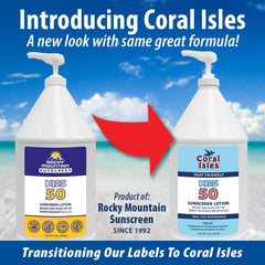 Coral Isles bulk gallon bottle enables group care and camps.