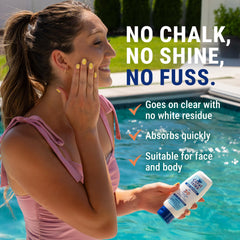 Coral Isles Sunscreen label shows broad-spectrum UVA/UVB protection