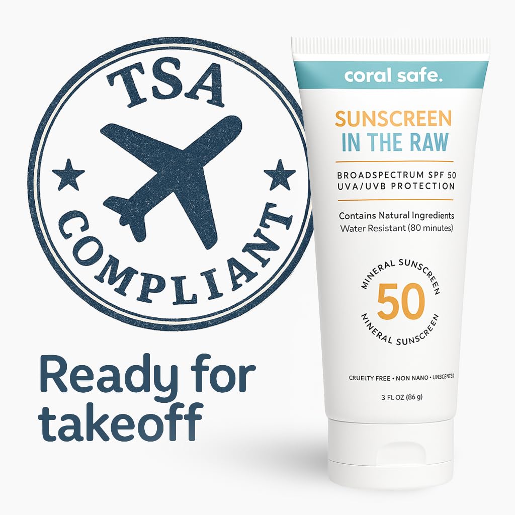Coral Safe sunscreen applied on skin shows smooth, easy coverage for daily wear.