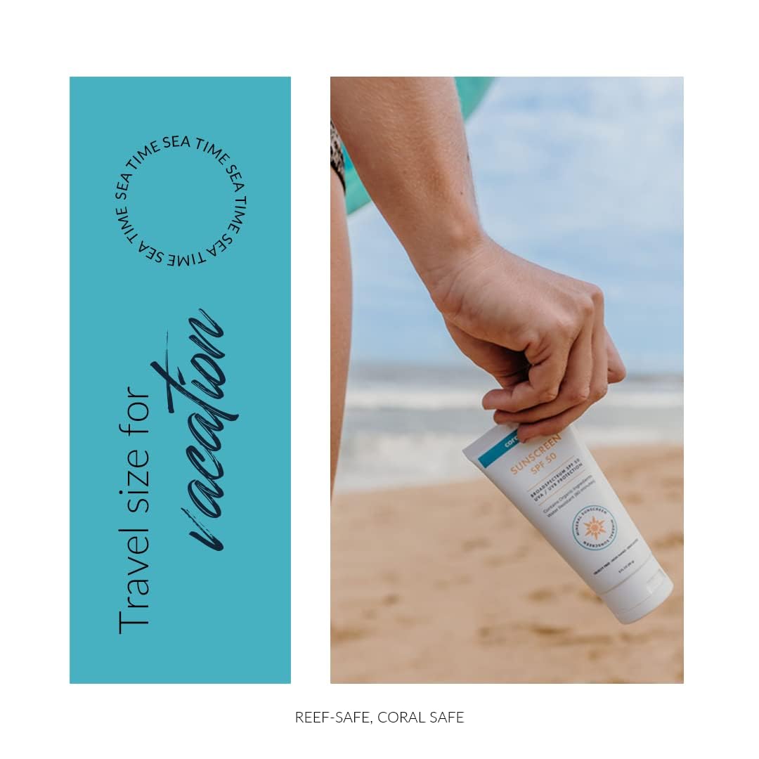 Coral Safe travel-friendly bottle suited for reef-conscious trips.