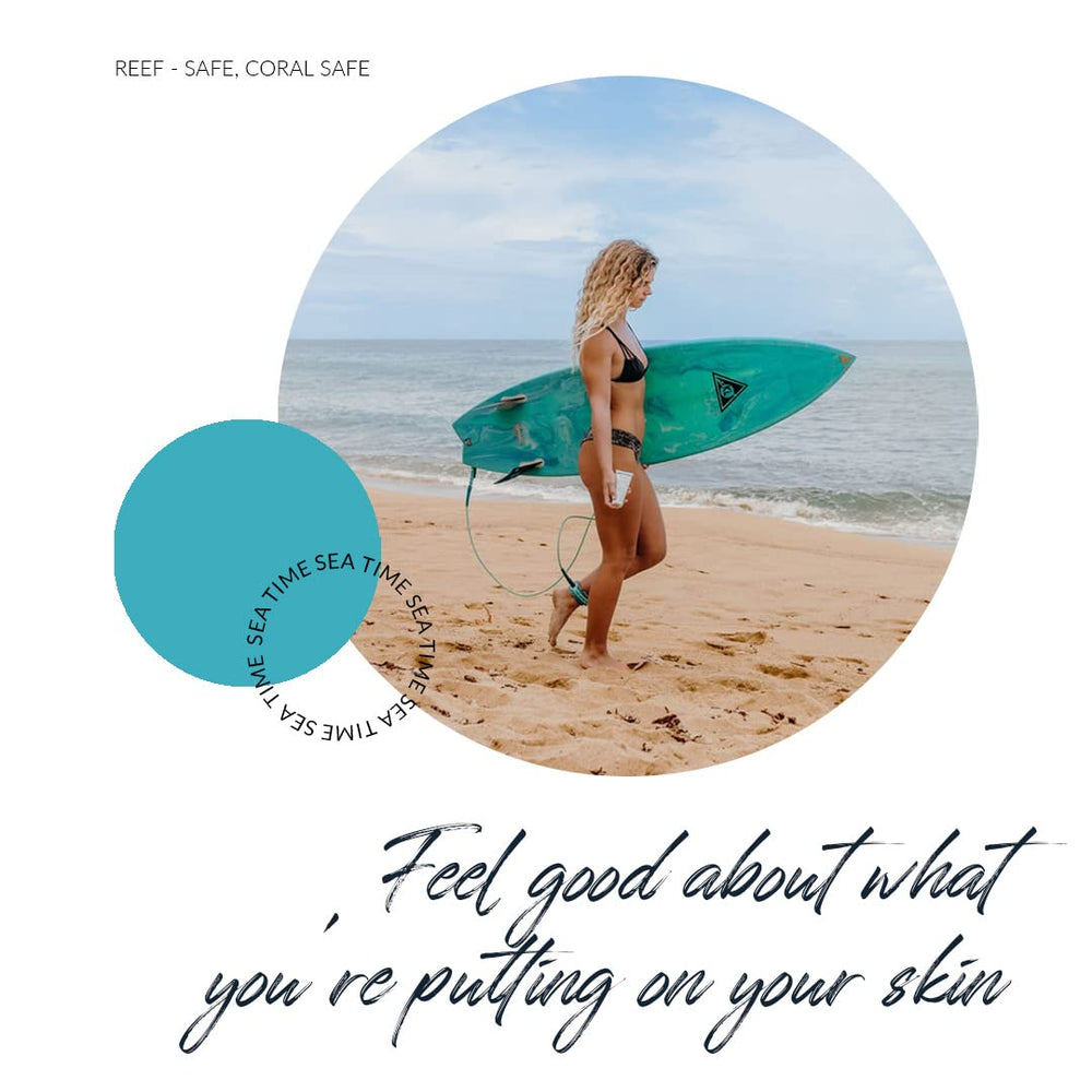 Coral Safe approved in Hawaii and Mexico for reef-safe sun protection.