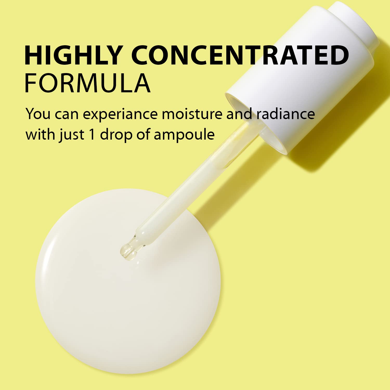 Coreana Ample:N Blemi Shot Serum application pattern—auto-dropper ensures easy, controlled usage.