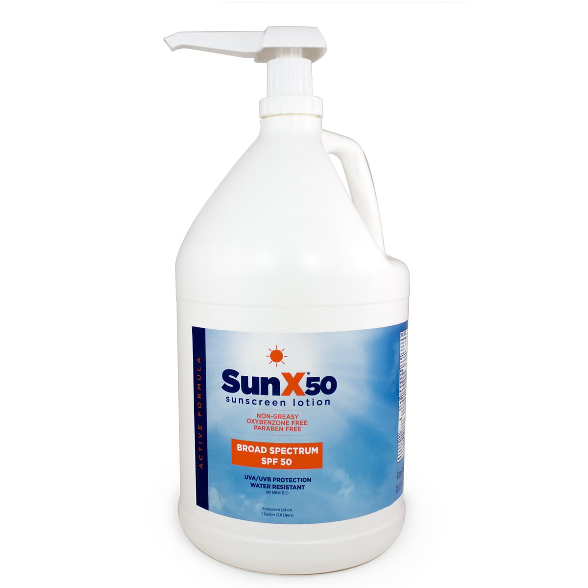 CoreTex Sun X 50 sunscreen bottle provides broad-spectrum protection for daily use.