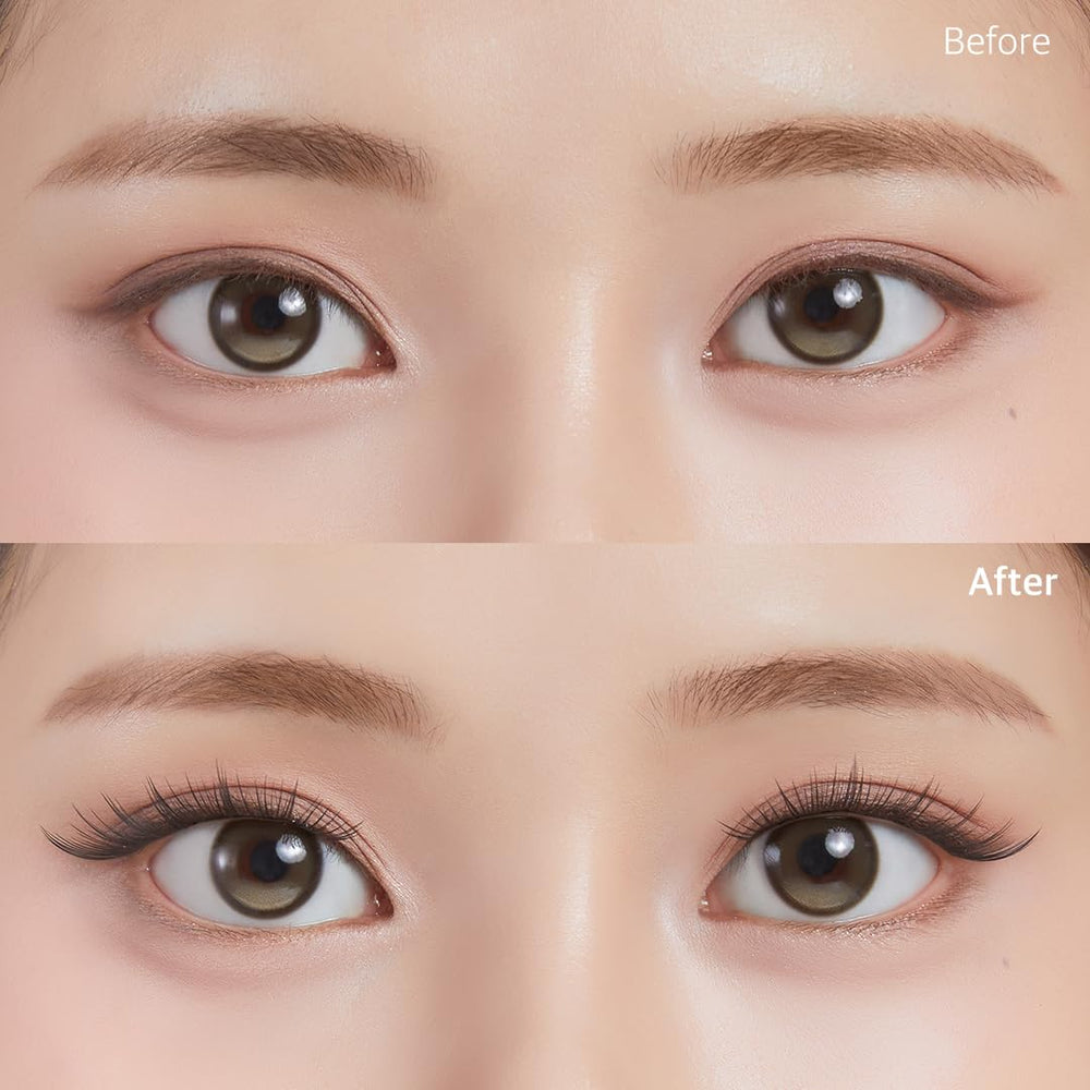 CORINGCO Toktok Hara Cherry Coke 10mm lash clusters for statement lashes.