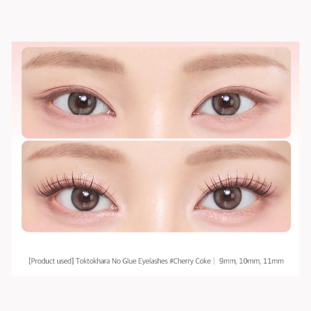 Coringco Toktok Hara Light Sharp design lashes deliver a dramatic, precise finish.